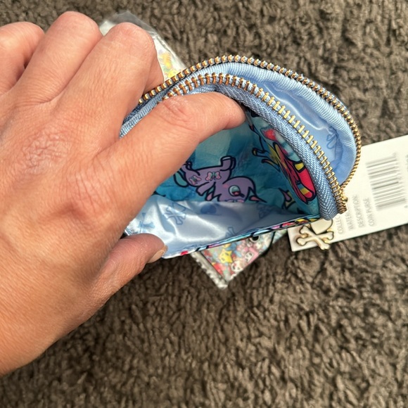 Tokidoki watercolor paradise zip coin purse (New) - Picture 4 of 4
